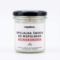 Świeca sojowa "OFICJALNA ŚWIECA DO WSPÓLNEGO NICNIEROBIENIA"