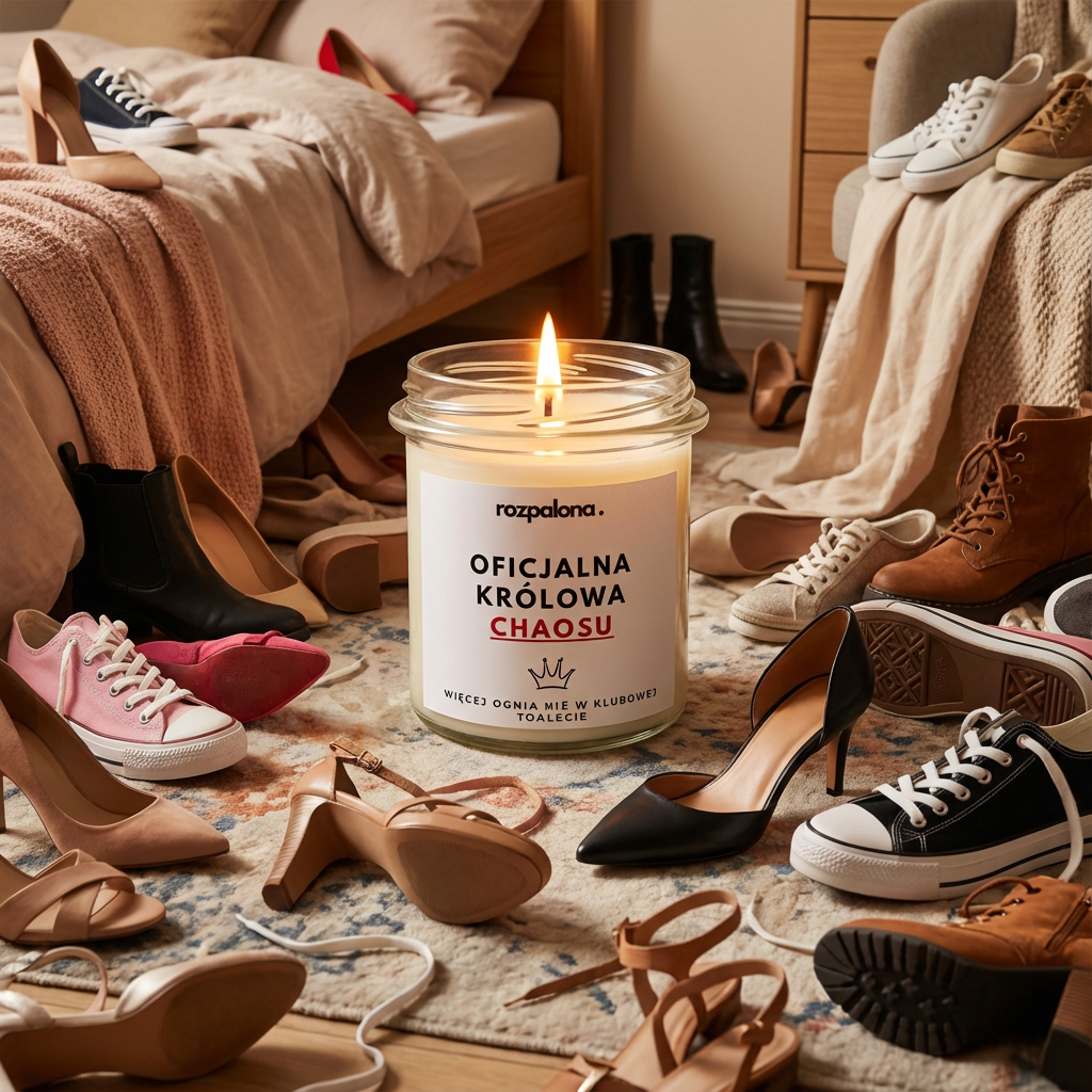 Świeca sojowa "OFICJALNA KRÓLOWA CHAOSU!"